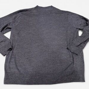 J. Crew Men's Charcoal Crewneck Sweater turtleneck